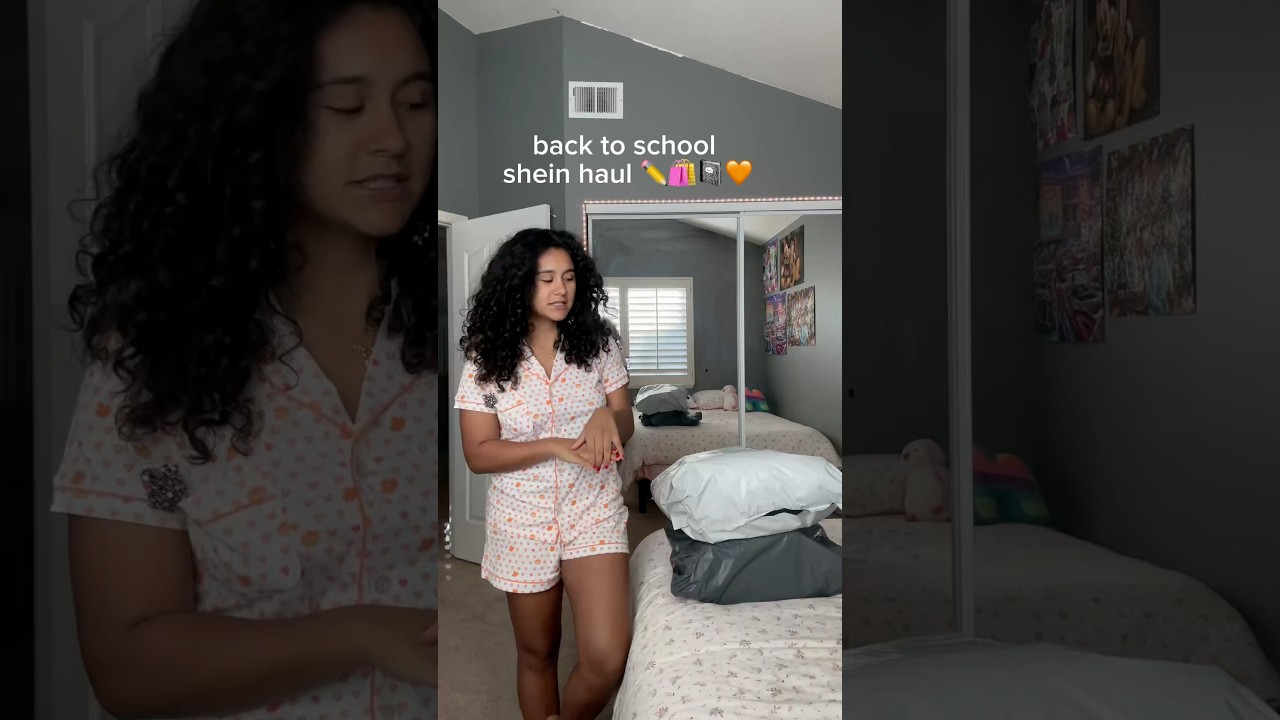 back to school shein haul 🛍️🧡
