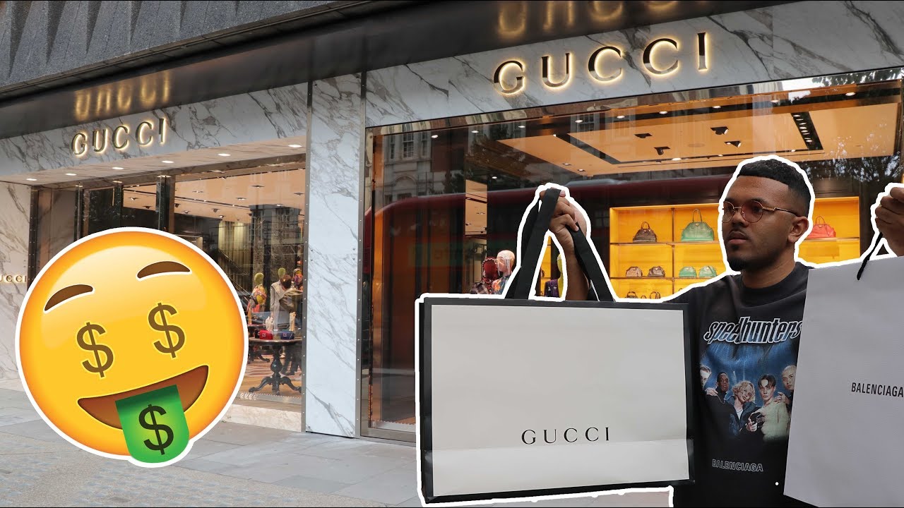 GUCCI & BALENCIAGA SHOPPING SPREE IN LONDON