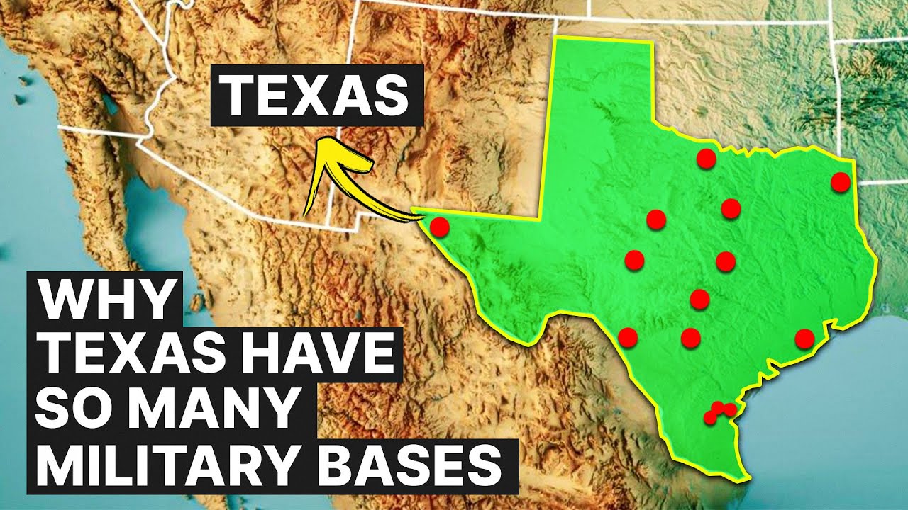 Why Does Texas Have So Many Military Bases?