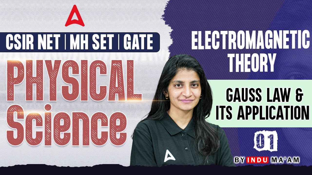 CSIR NET 2025 | MH SET 2025 | GATE 2025 | Physical Science | Electromagnetic Theory -Gauss Law