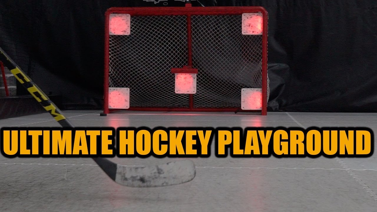 Ultimate Hockey Playground with a REAL hockey rink ! - xHockeyProducts Training Facility