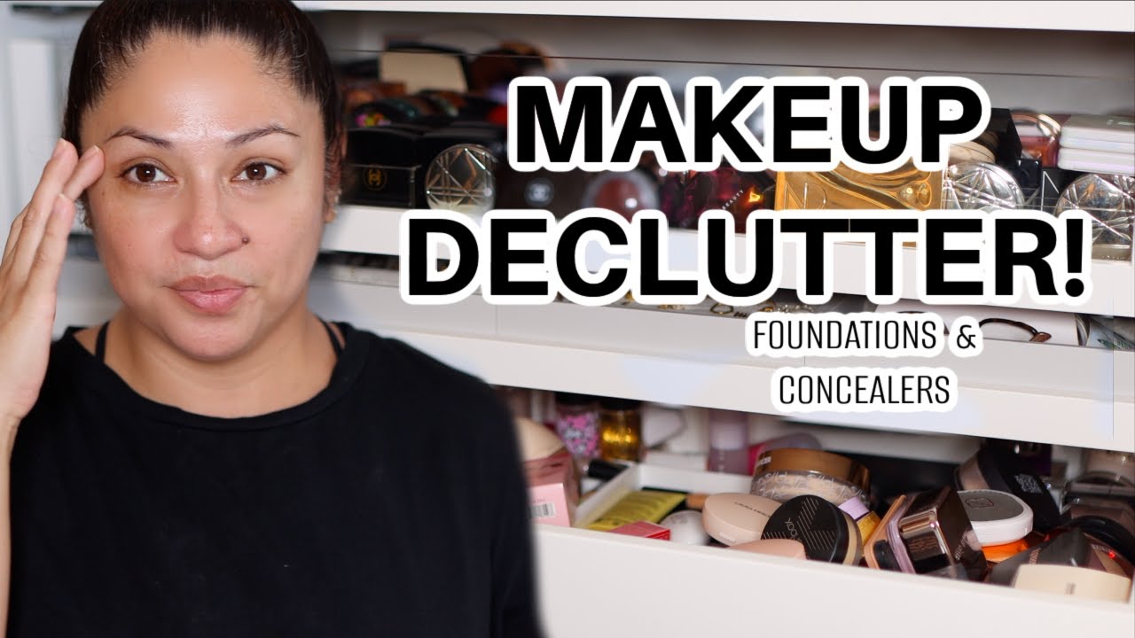 MAKEUP DECLUTTER 2025 | FOUNDATIONS & CONCEALERS