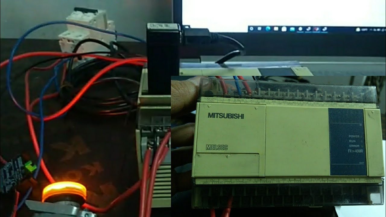 How To Program Mitsubishi PLC FX1N-40MR