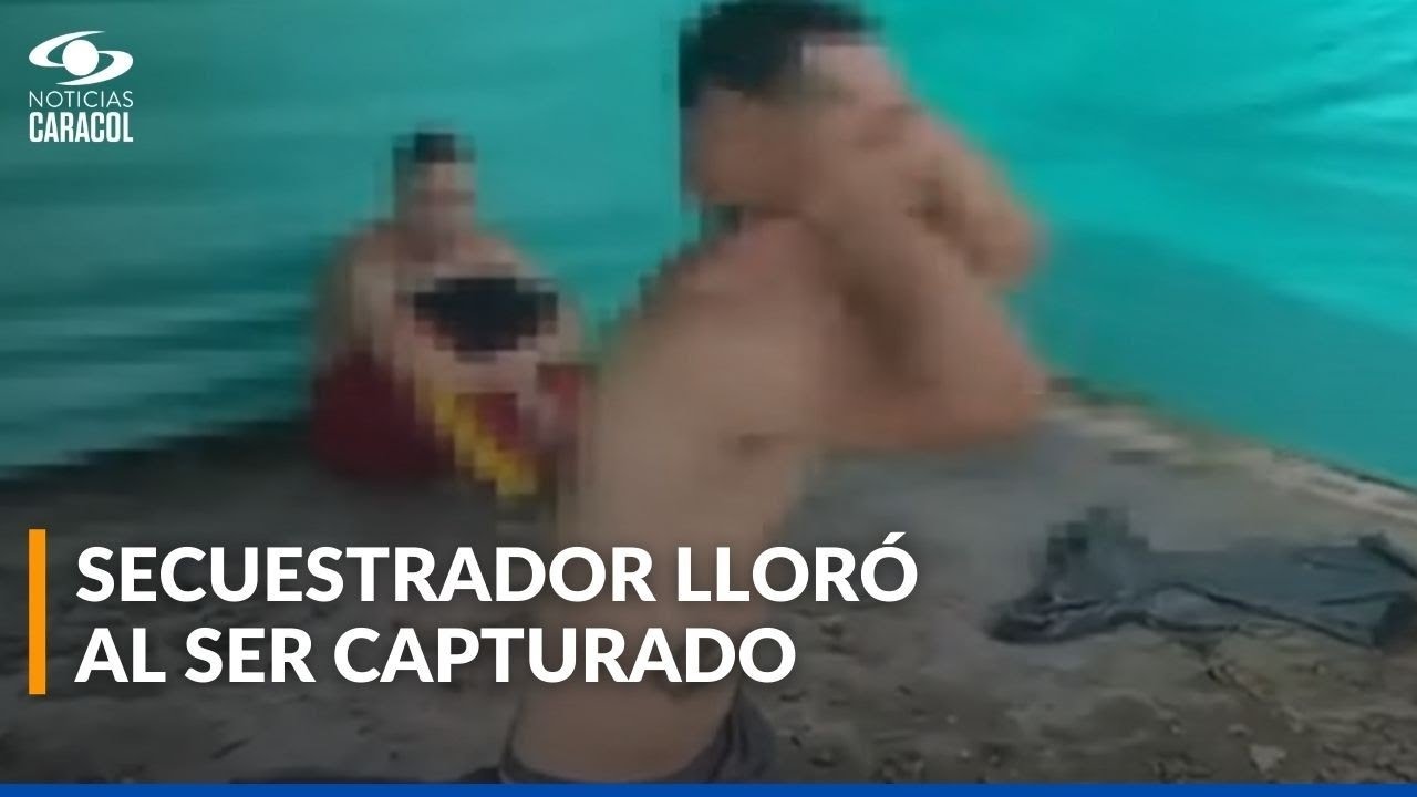 Secuestrador lloró al ser capturado tras retener a familia por falsa venta en Ibagué
