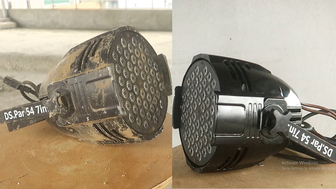 Professional stage lighting restoration //  How to revive the professional parled stage led light