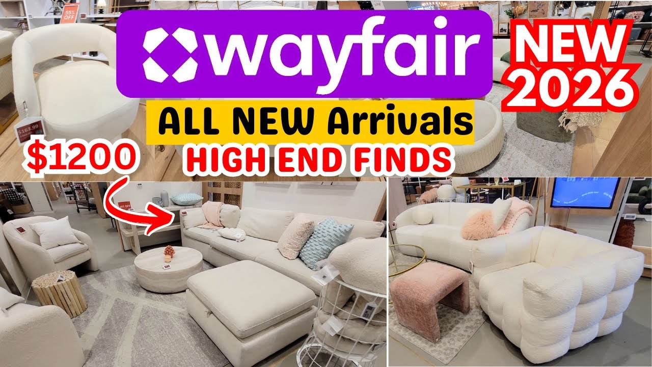 NEW WAYFAIR FURNITURE FINDS | SHOP WITH ME | STORE TOUR