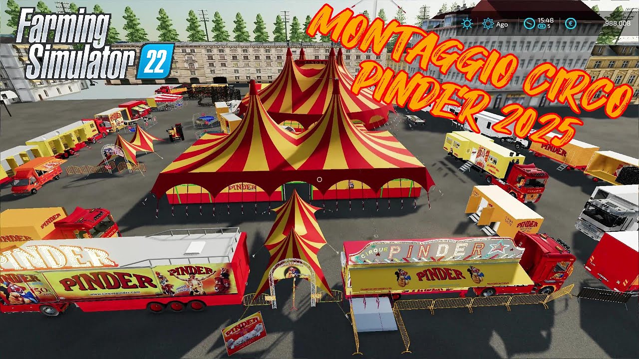 MONTAGGIO CIRCO PINDER 2025 FS22