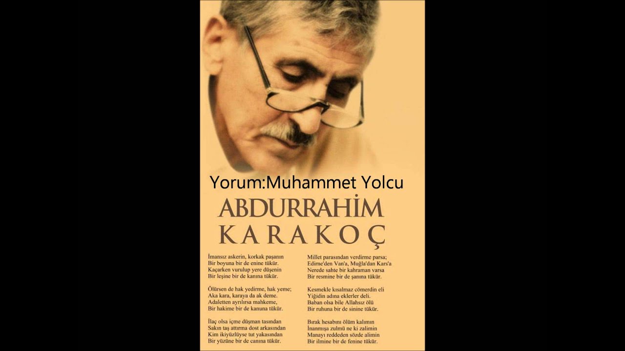 Vasiyet Şiiri - Abdurrahim Karakoç