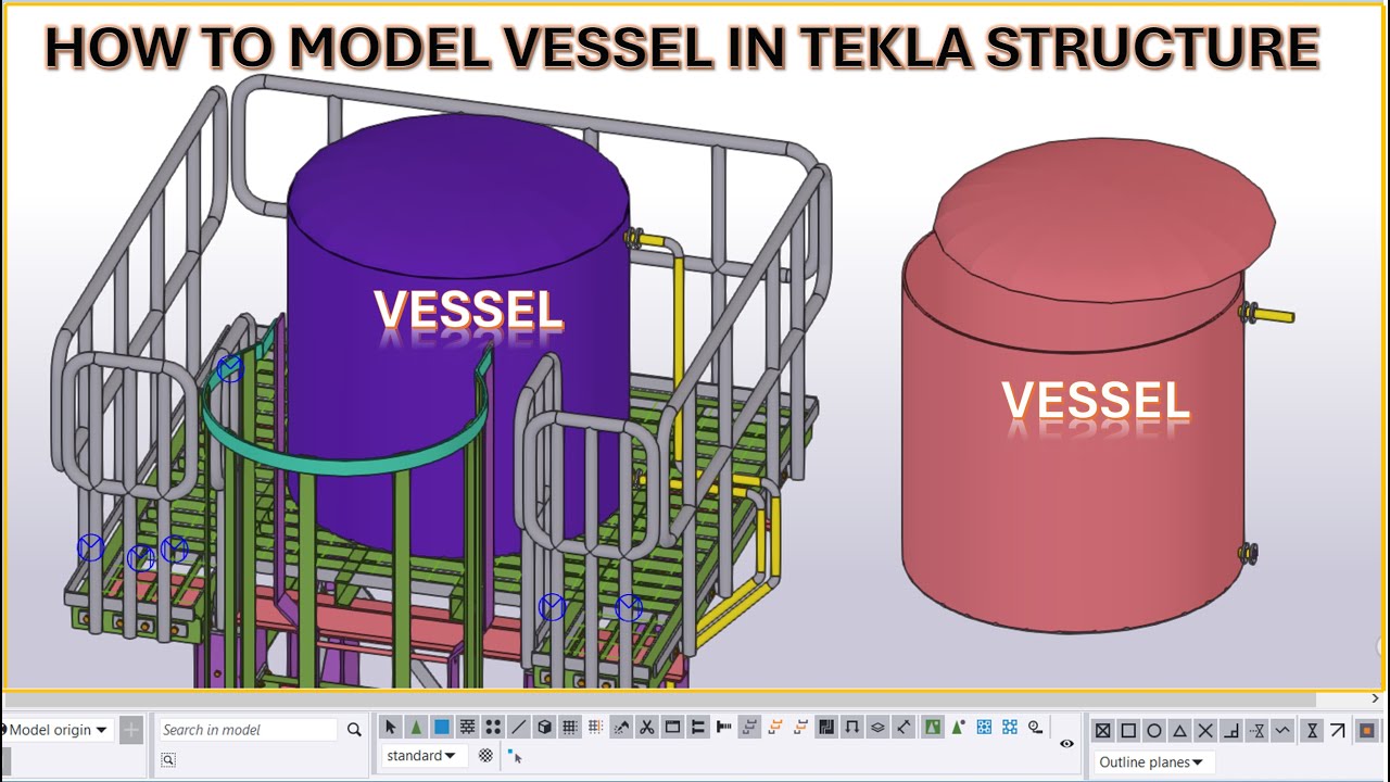 TEKLA STRUCTURE МОДЕЛИРОВАНИЕ СУДОВ ПРОСТО, ШАГ ЗА ШАГОМ