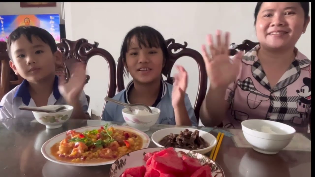 Vlog 26 : Cách làm tôm phô mai trứng muối ngon lắm đó cả nhà ơi #xuhuongyoutube #food #amthucmientay