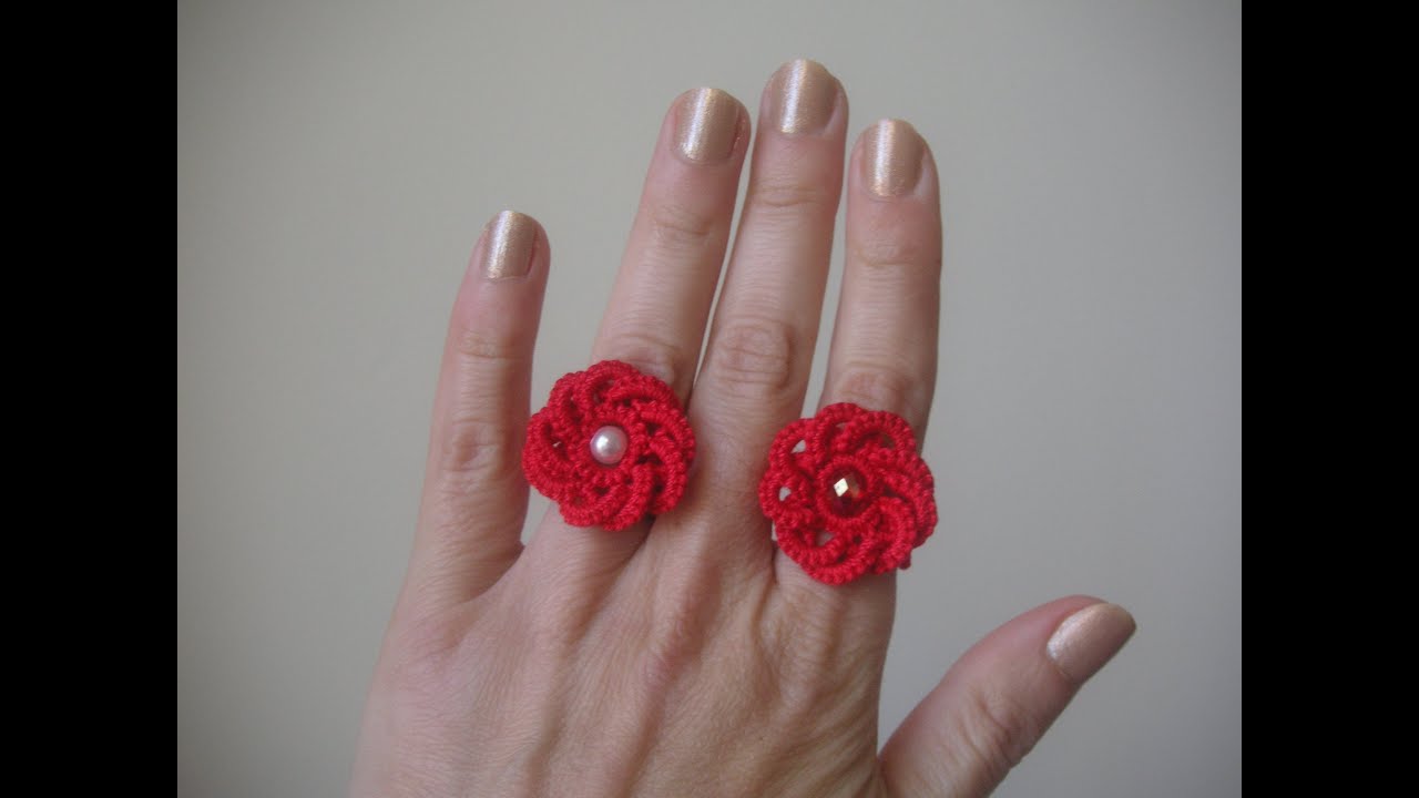 17' TUTORIAL ANELLO FACILE CHIACCHIERINO AD AGO CELTICO NEEDLE TATTING CELTIC Frivolitè фриволите
