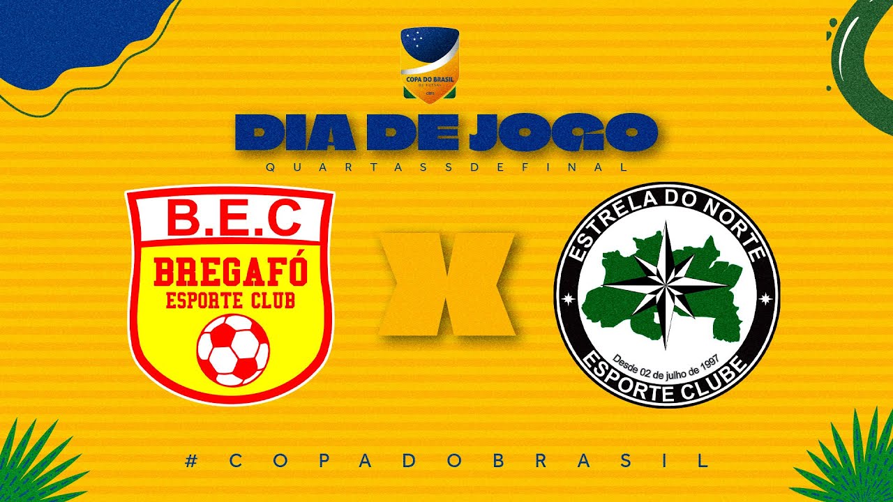 Copa do Brasil de Futsal | Bregafó x Estrela do Norte | Quartas Ida | Ao Vivo