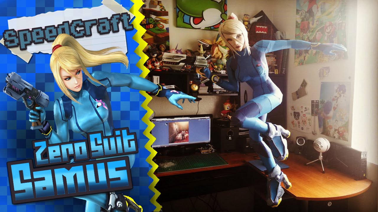 Super Smash Bros Papercraft ~ Zero Suit Samus ~