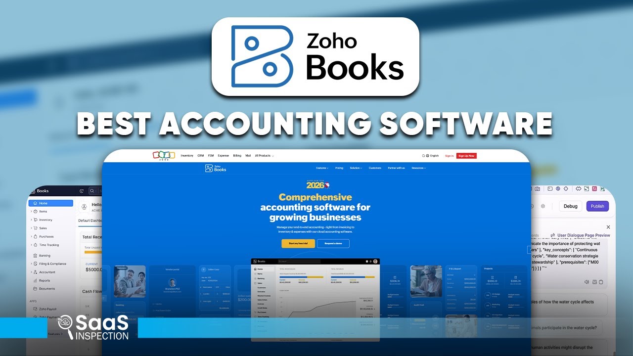 Обзор Zoho Books &mdash; лучшее бухгалтерское программное обеспечение для вашего бизнеса в 2026 году!