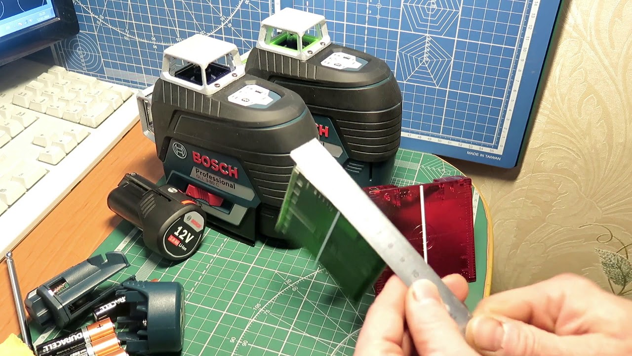 BOSCH: GLL 3-80 C и GLL 3-80 CG - ОСОБЕННОСТИ штатных аксессуаров