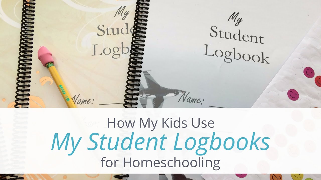 How My Kids Use My Student Logbooks for Homeschooling