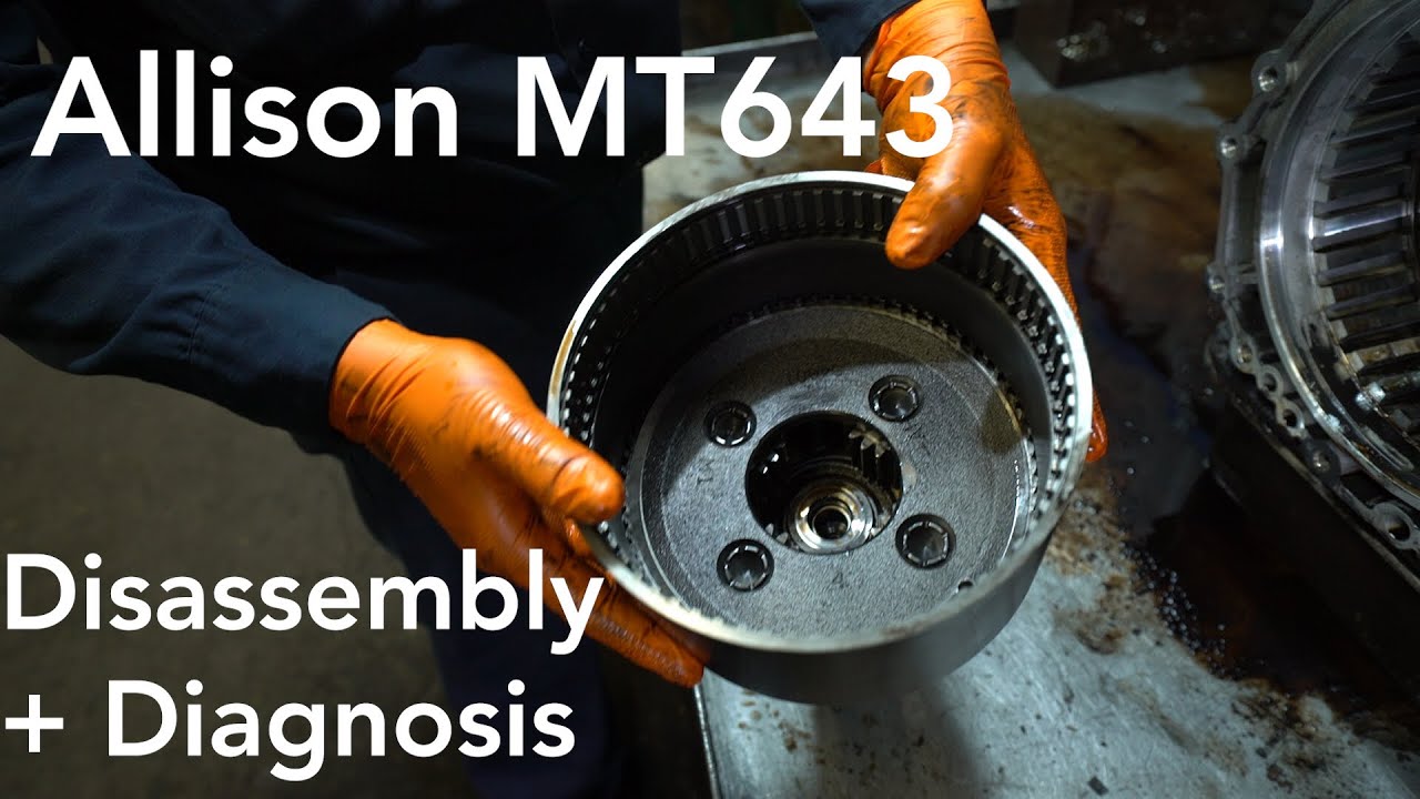 Разборка и диагностика трансмиссии Allison MT643 для восстановления