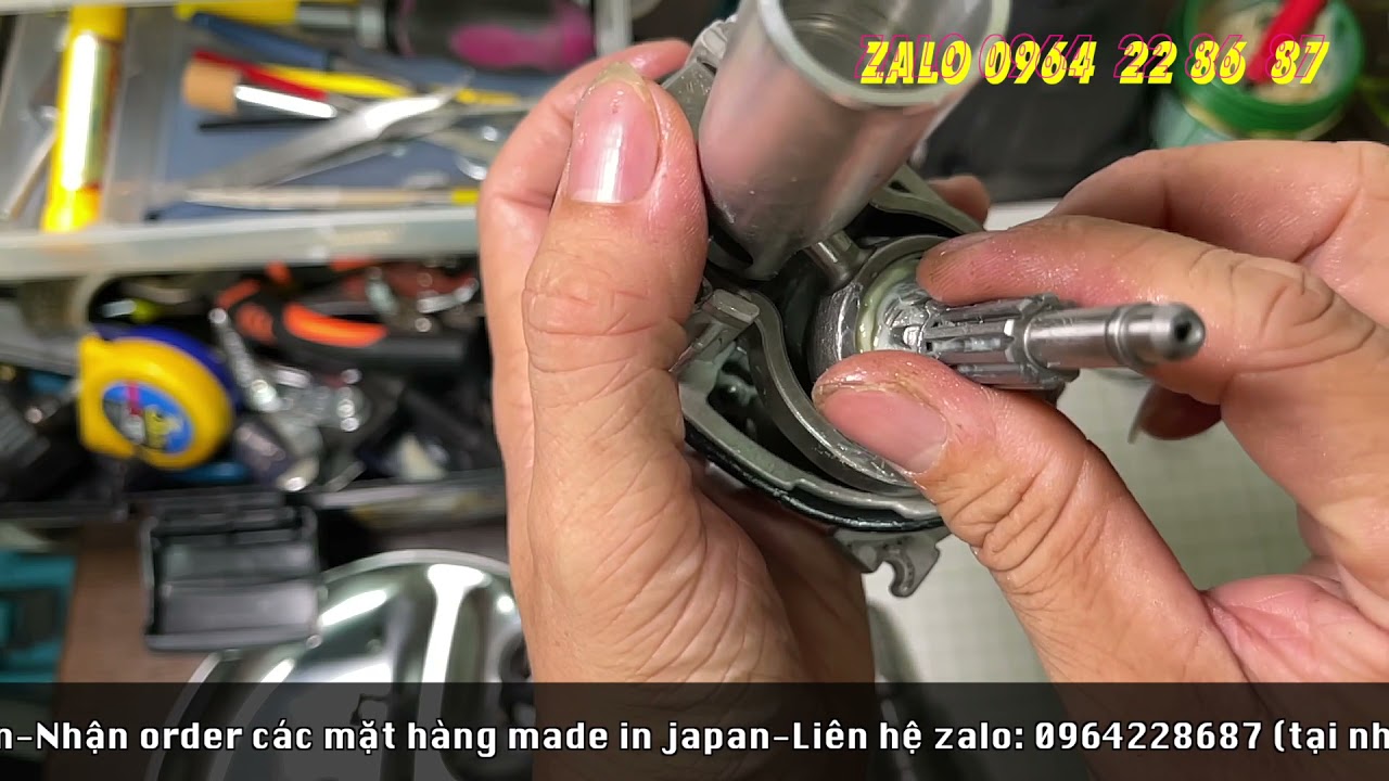 Tháo lắp khoan bê tông makita HR244D. #khoanbetongHR244D#hangnhatnoidia#japantoolshop