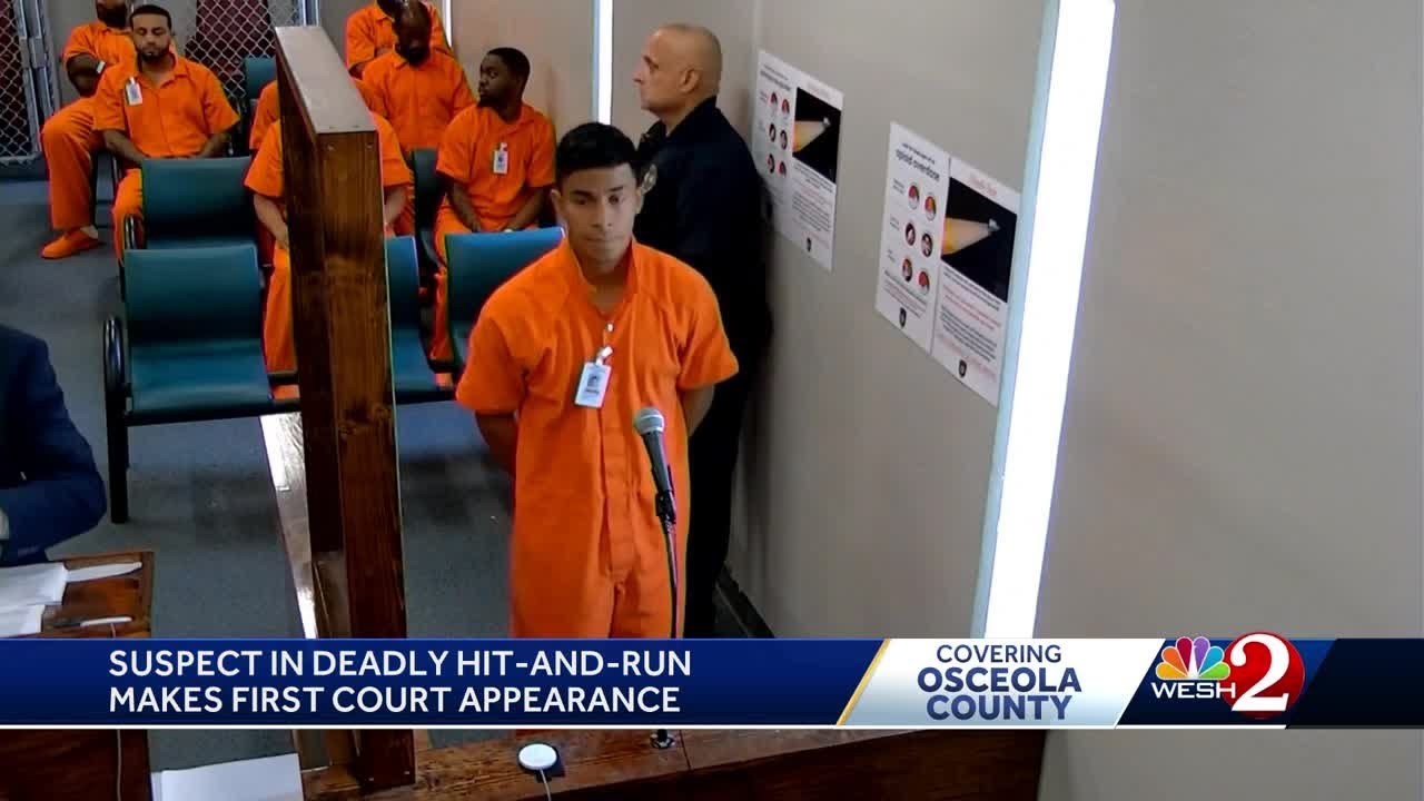 Osceola County man charged in fatal hit-and-run faces immigration hold