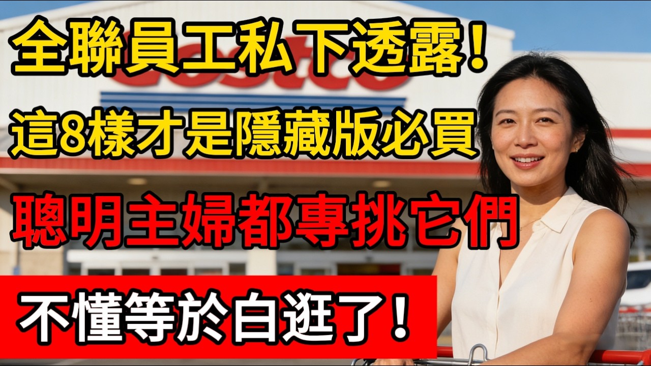 全聯員工私下透露！ 這8樣東西才是「隱藏版必買」，聰明主婦都專挑它們，不懂等於白逛了！#生活經驗 #百科密码 #科普