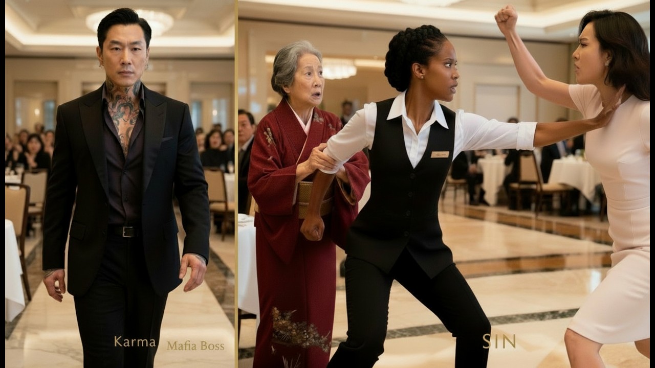 Black Waitress Blocked A Slap Meant For The Korean Mafia Boss’ Mother-The Revenge That Followed Shoc