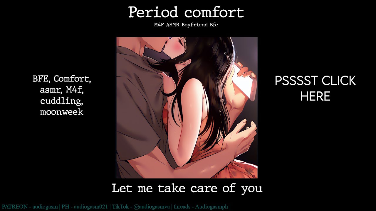 [Boyfriend ASMR] [Moon Week] [Period Comfort] Boyfriend comforts you while your uterus betrays you!
