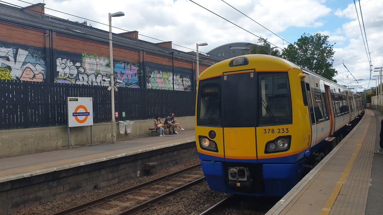 Journey on the London Overground Finchley Road & Frognal platform 2 to platform 1 Stratford class