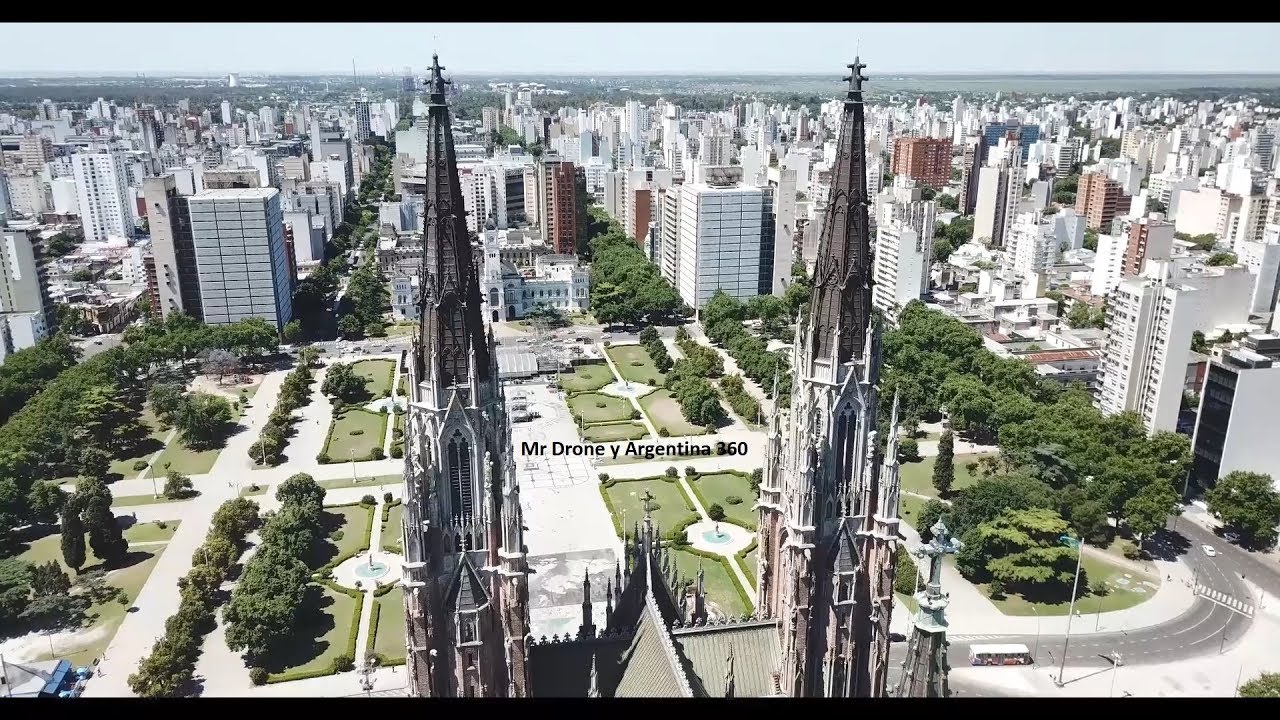 Ciudad de La Plata desde un Drone