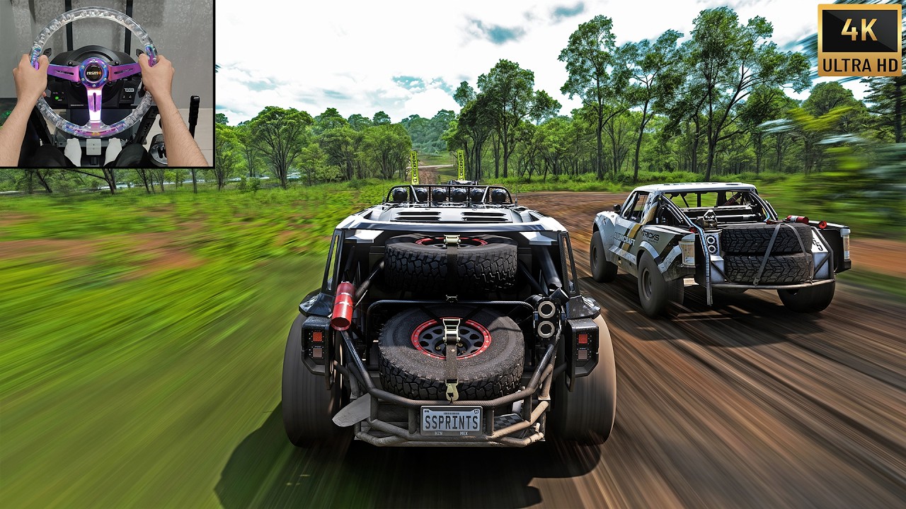 800HP Ford Bronco R VS Unlimited Offroad Cars | Forza Horizon 5 Steering Wheel Gameplay