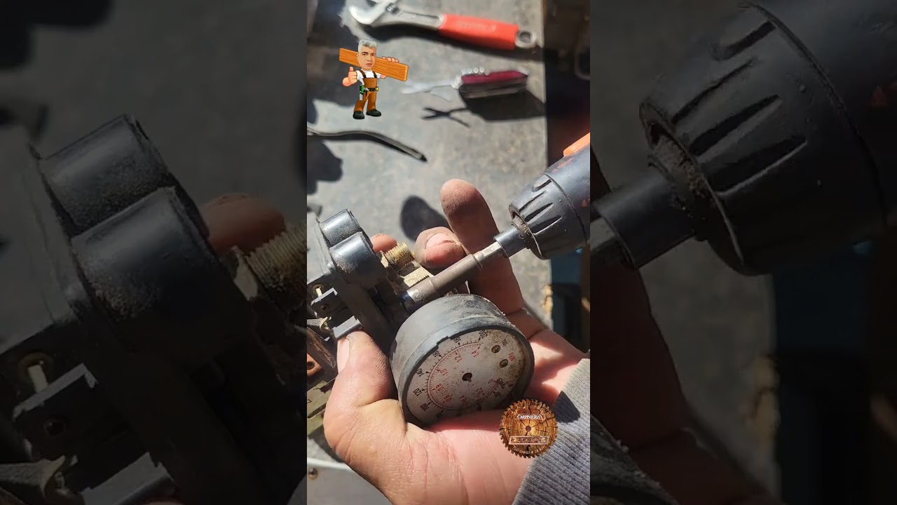 Reparación de compresor con el cortador dañado y la check válvula dañada