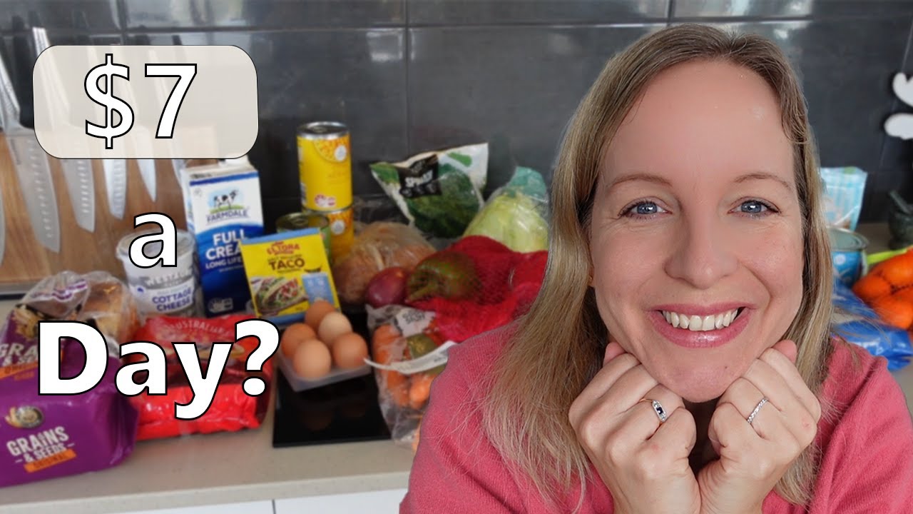How To Eat Well For Less Than $50 per week | Grocery Challenge & Meal Plan | Australia 2024