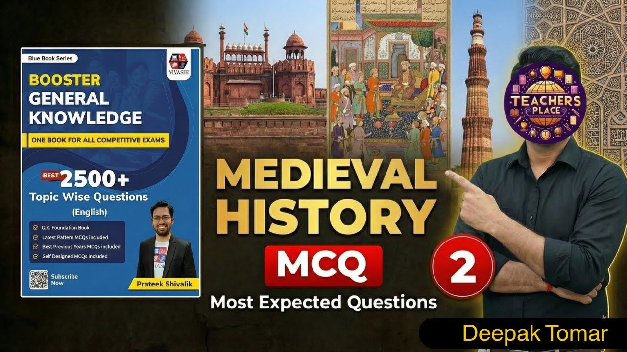 KVS NVS Tier 1 | Medieval History | Most Expected MCQ and PYQ |