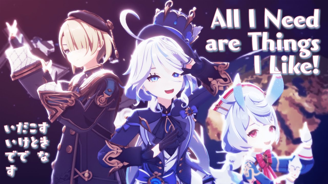 【MMD Genshin | ProSeka】All I Need are Things I Like🍰/すきなことだけでいいです「Original MV Ver.」