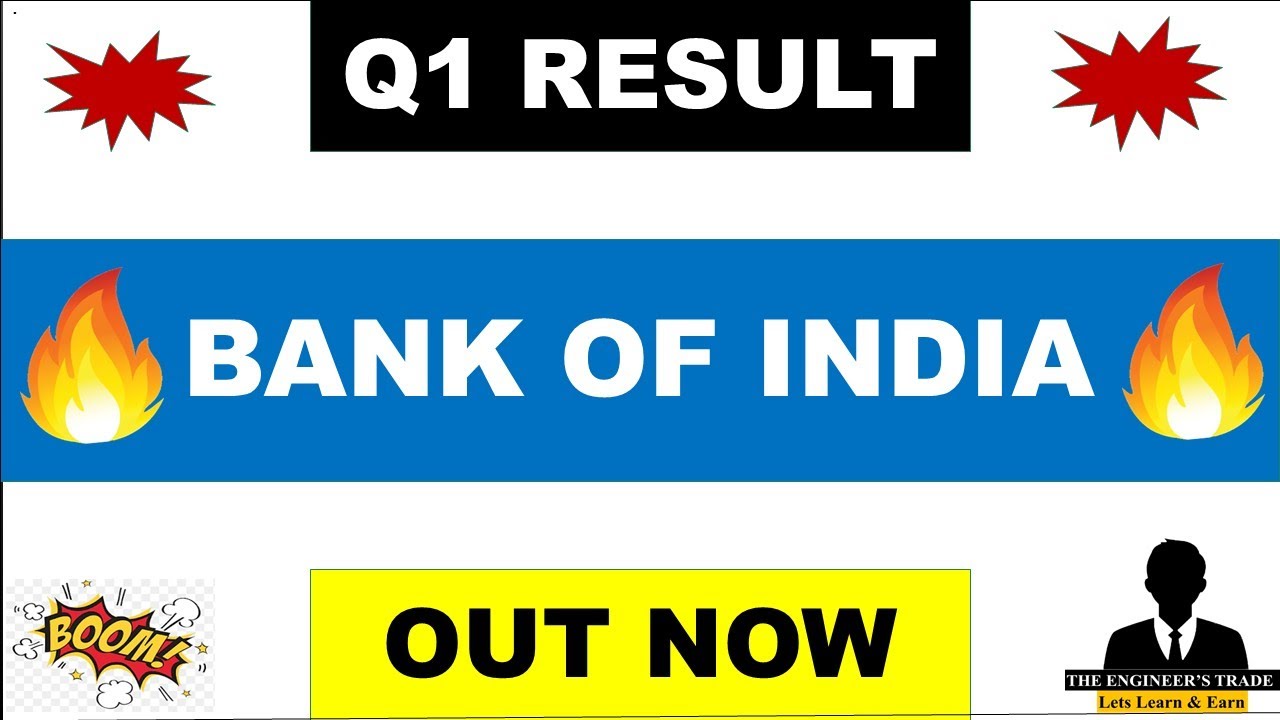 Bank Of India Q1 Results 2027 | Bank Of India Results Today | Bank of India Share News Today 