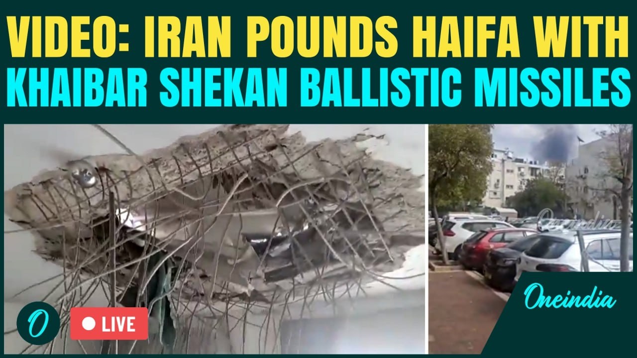 Iran ATTACKS Israel’s Haifa LIVE | Haifa Plant BOMBED After Israel POUNDS Tehran Oil Refinery