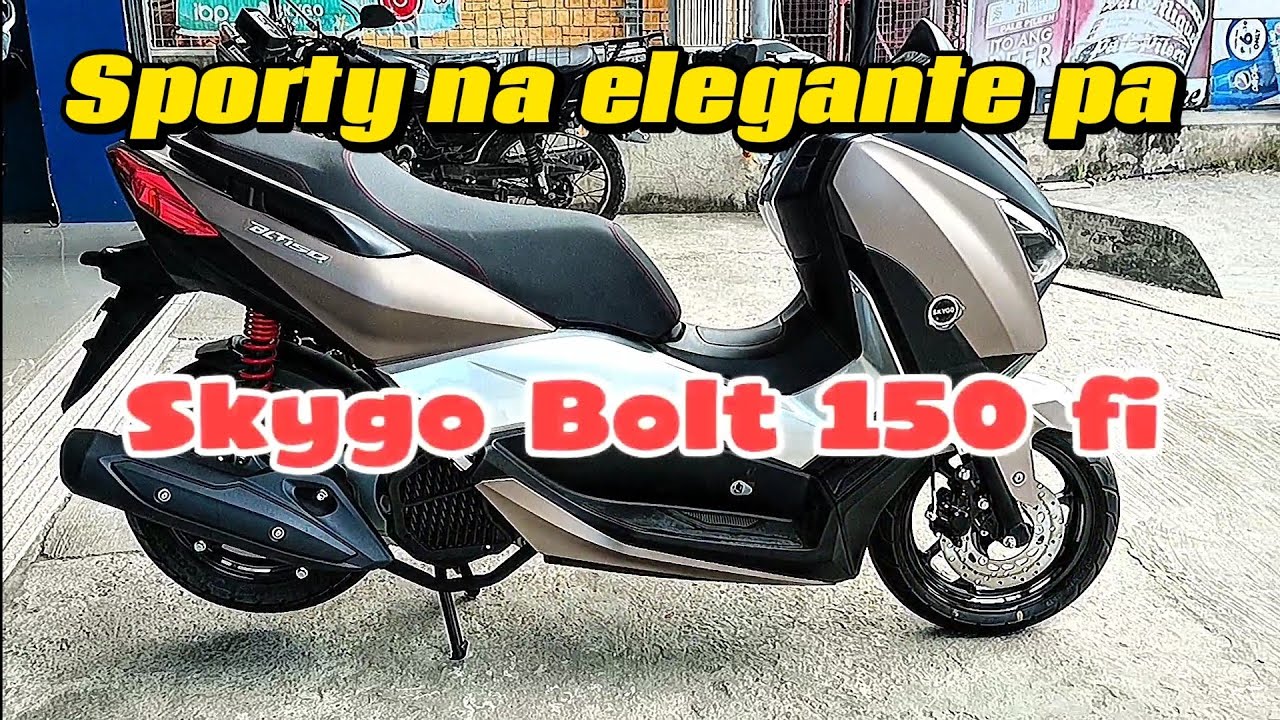 Maxi scooter na hindi maxed out ang budget mo SKYGO Bolt 150 fi