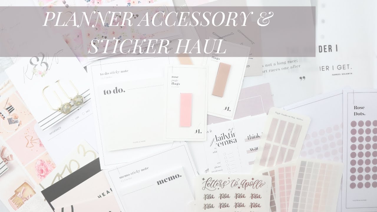 Planner Accessory & Sticker Haul!
