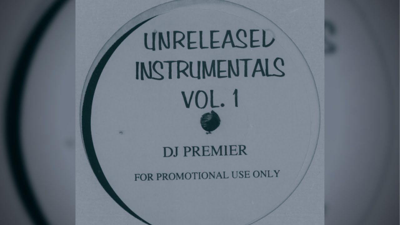 DJ Premier — Unreleased Instrumentals Vol. 1 (Vinyl), Hip Hop Beat, 90s Rap Tracks