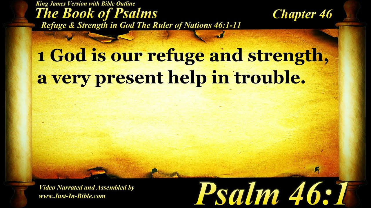 The Book of Psalms | Psalm 46 | Bible Book #19 | The Holy Bible KJV Read Along Audio/Video/Text