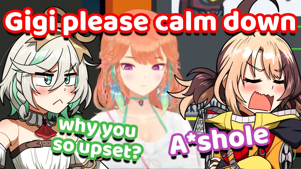 Kiara Step in and Prevent a Heated Argument between Gigi and Cece (Hololive)