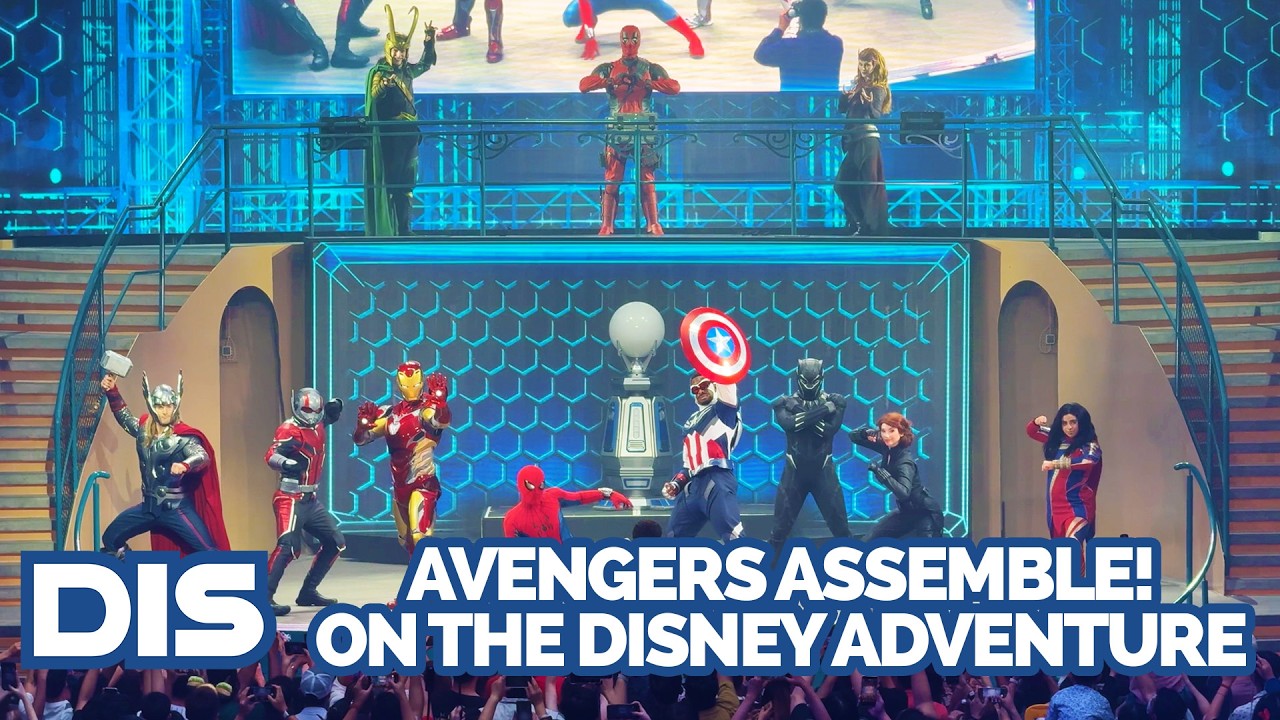 Мстители, вперед! Полная версия шоу на борту Disney Adventure | Disney Cruise Line