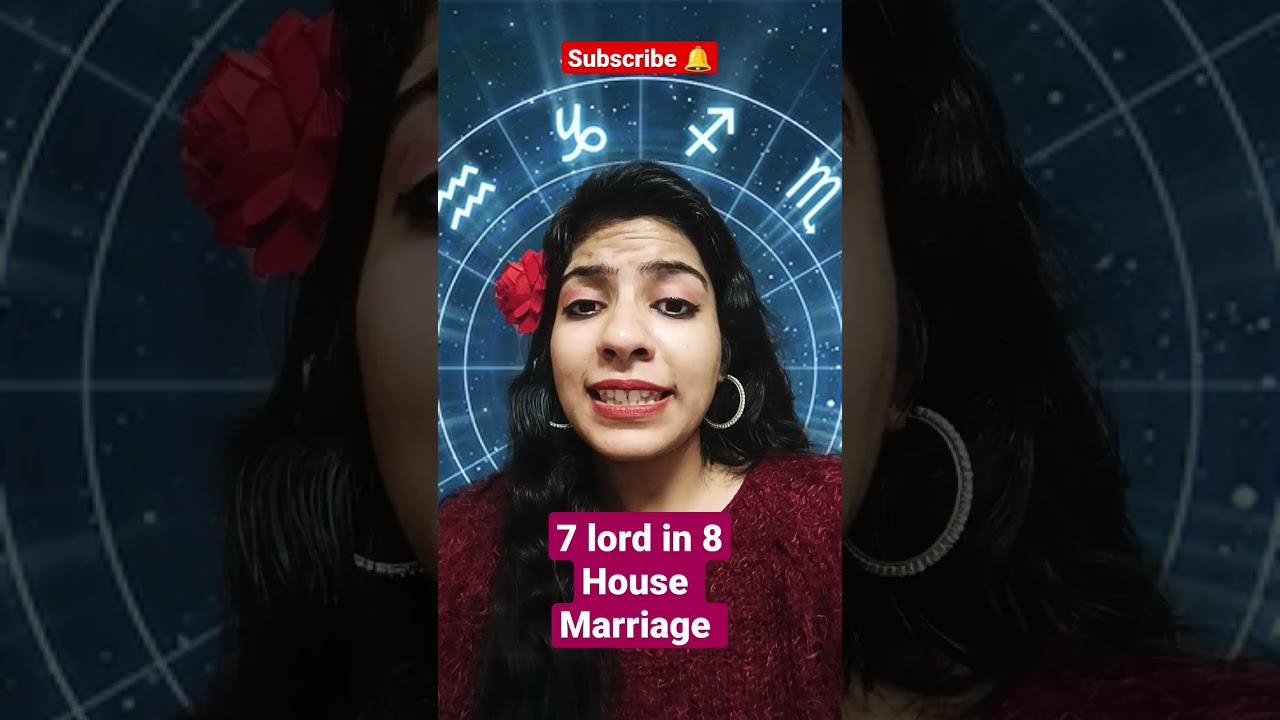 7 lord in 8 house #shorts #marriage #astrology