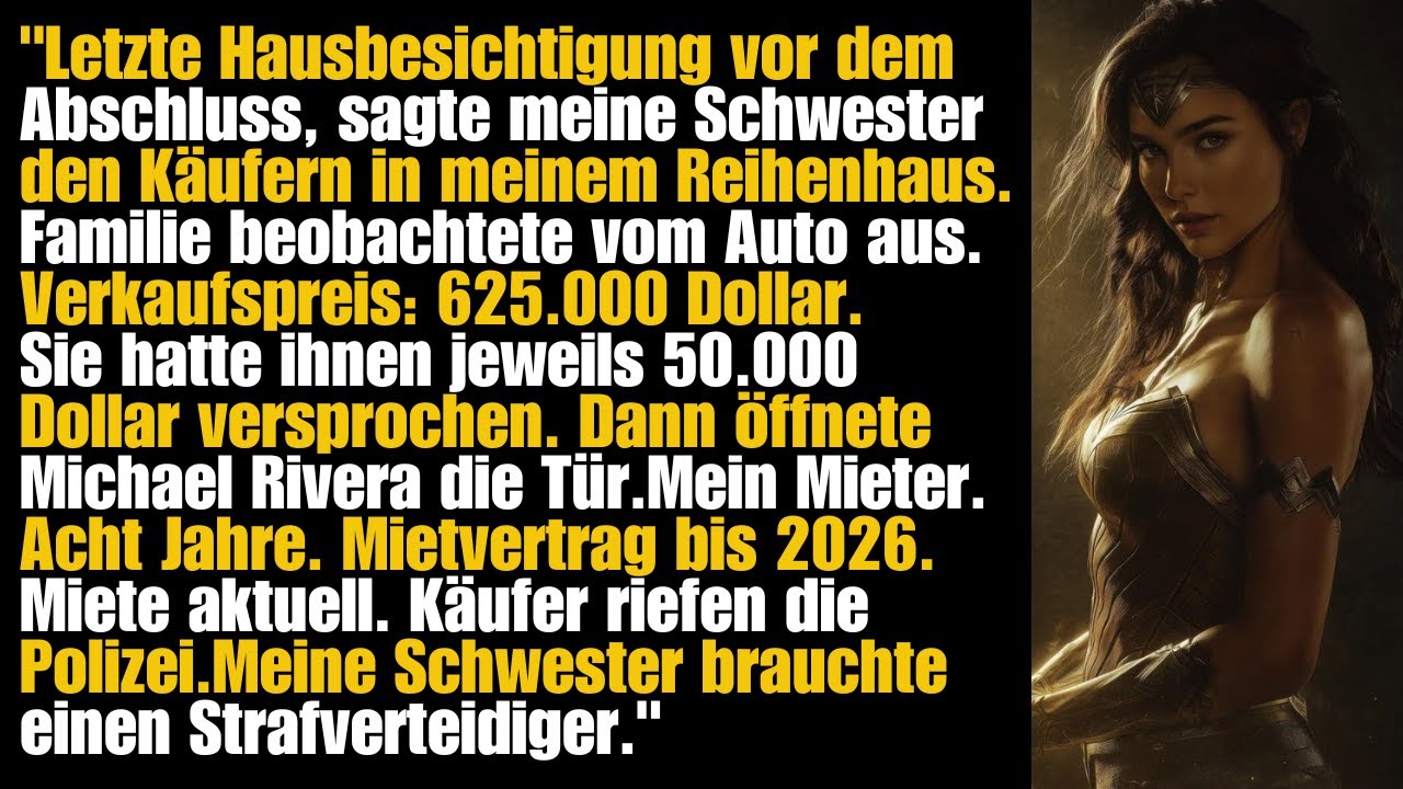 Meine Schwester hielt die Wohnungsübergabe ab – doch mein Mieter öffnete die Tür