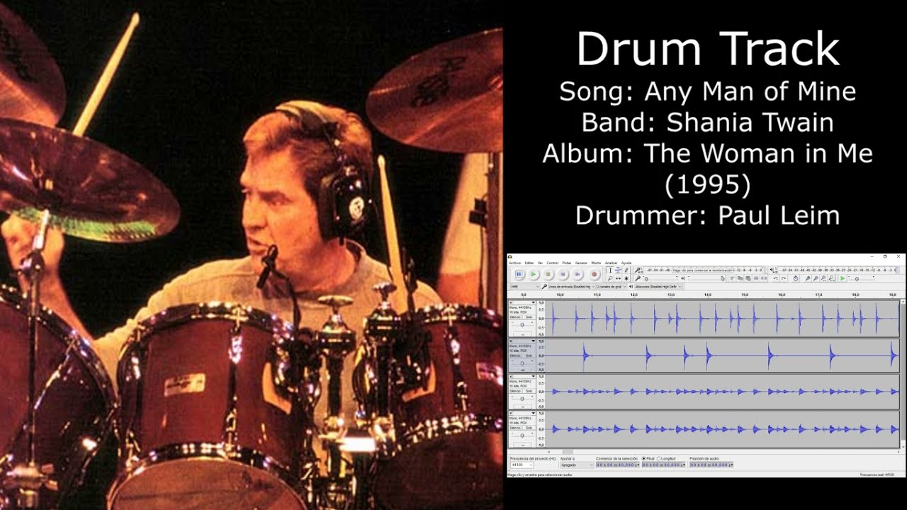 Any Man of Mine (Shania Twain) • Drum Track