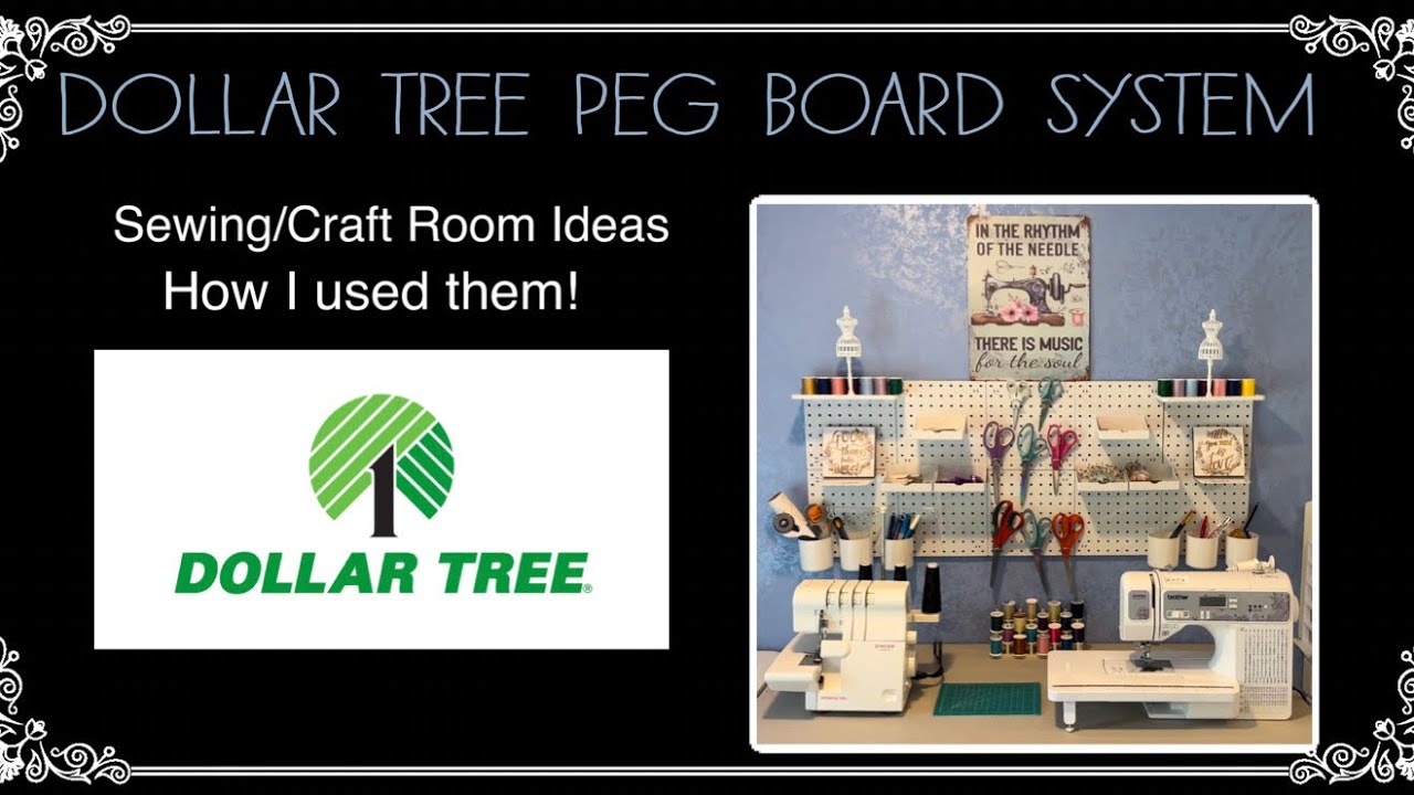 Dollar Tree Peg Board Haul & How I used it! DIY Peg Board Organization