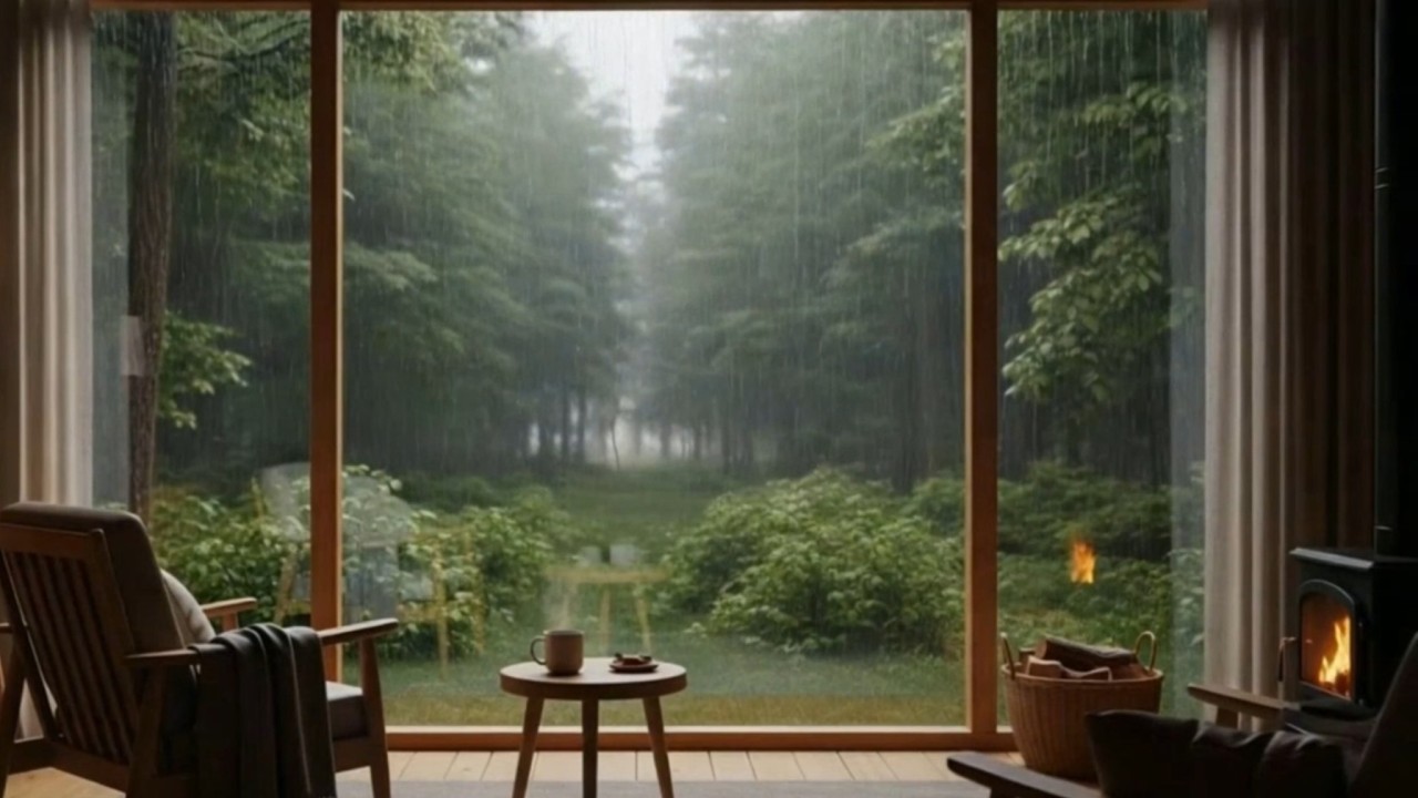 공부·작업용 숲속 빗소리 | 끊김 없는 집중 Rain Ambience #작업용백색소음#DeepFocus