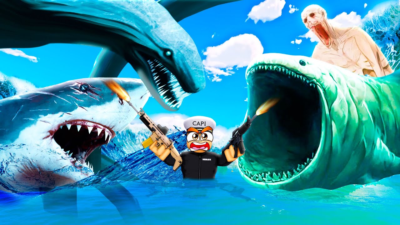 Fighting BLOOP and SCP MONSTERS in ROBLOX
