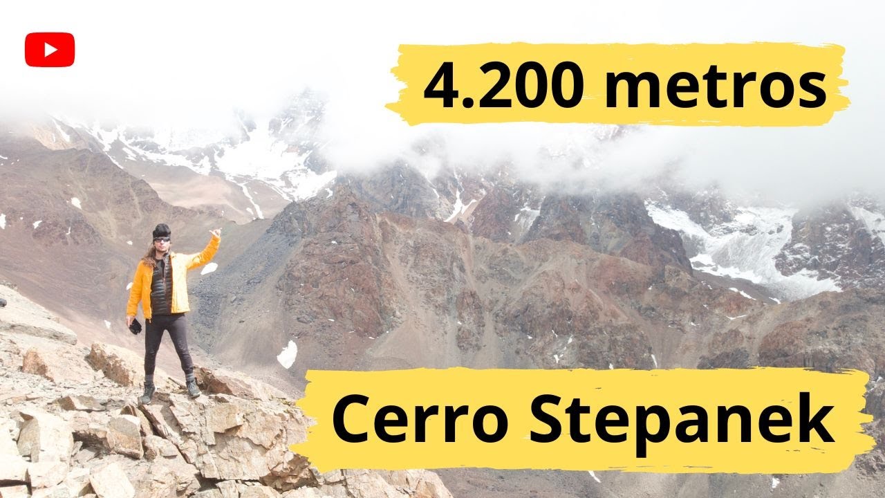CERRO STEPANEK uma linda montanha no CORD&Oacute;N DEL PLATA, MENDOZA