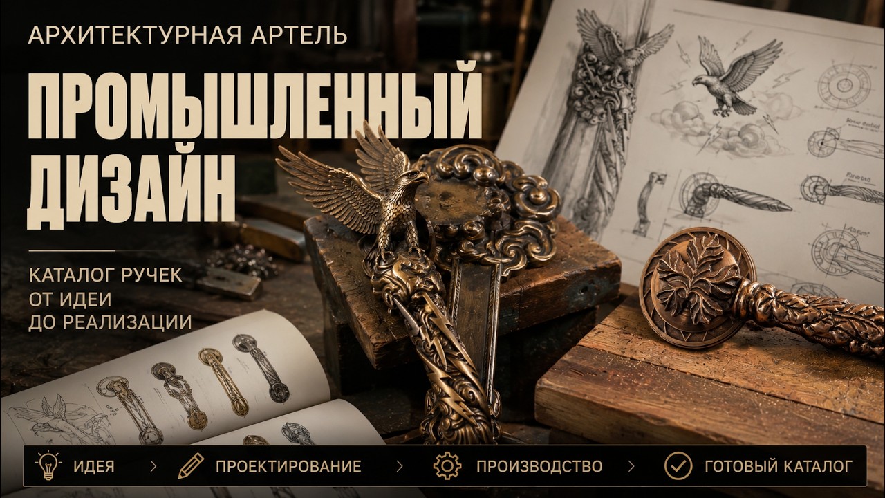 Проектируем авторскую фурнитуру. Дизайн ручек по мотивам античности #dvaa #авторскаяработа