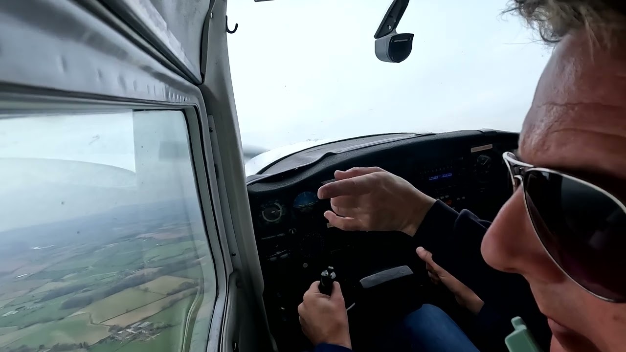 PPL Flying lesson 1 half penny green Wolverhampton Cesna 152 GJIMH